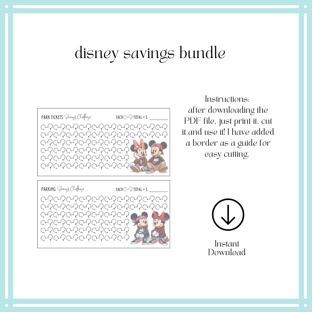 A6 Disney Savings Bundle (DIGITAL FILE)