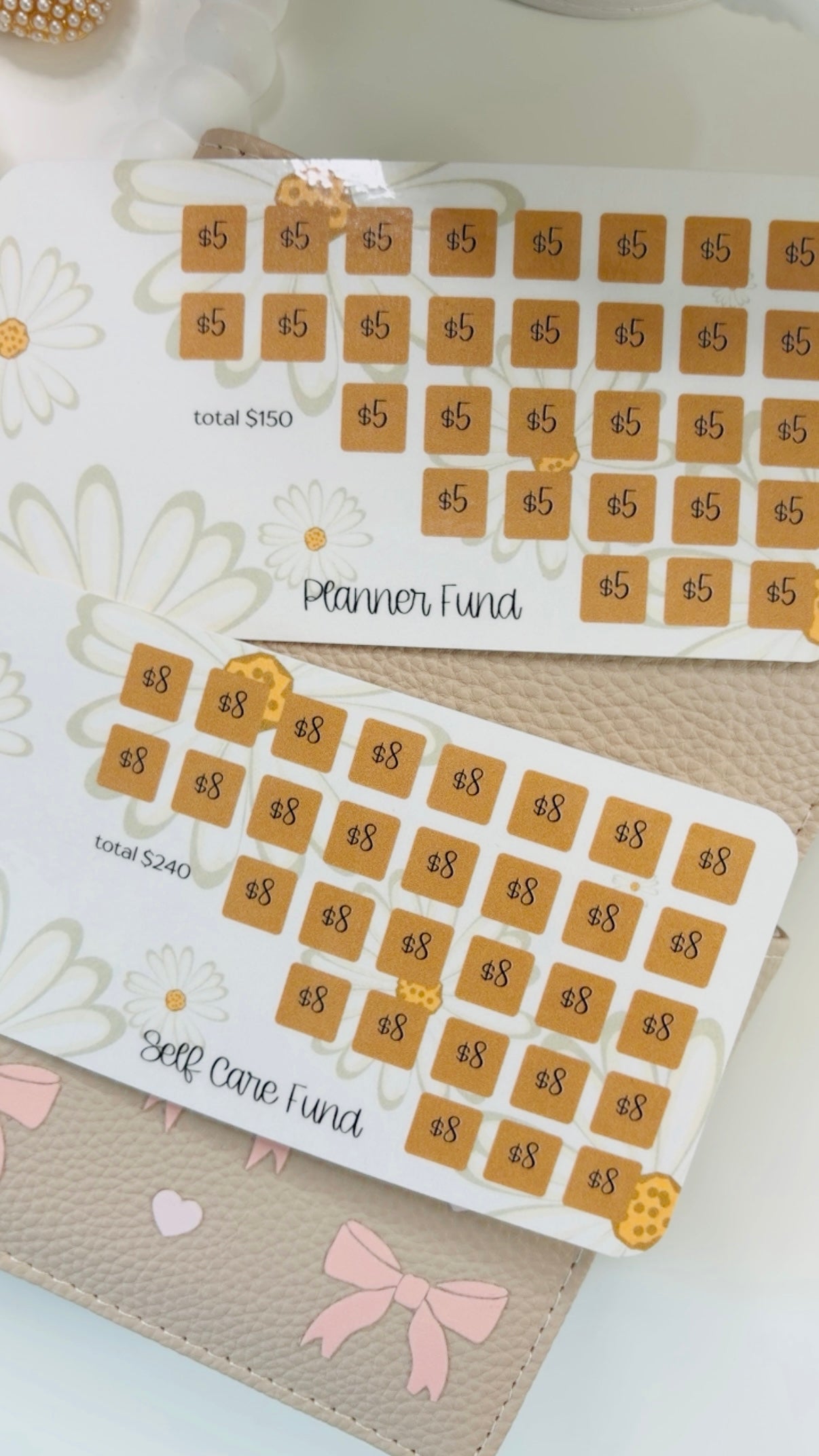 Mini Cute Daisies Savings Challenges
