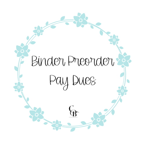 Binder PREORDER Live Sale