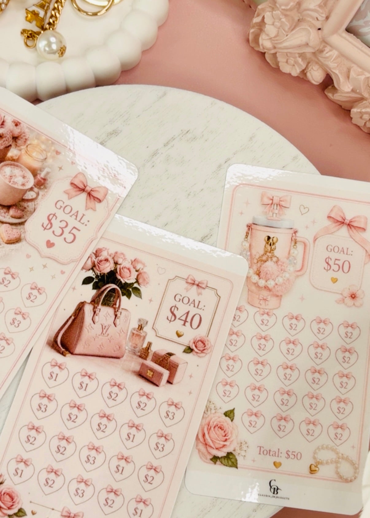 My Girly Pink Mini Savings Challenge