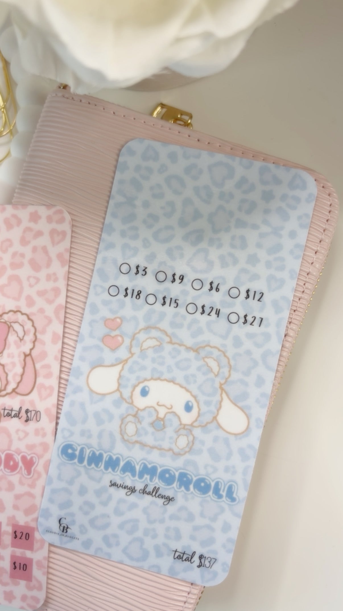 Melody & Cinnamoroll Savings Challenge