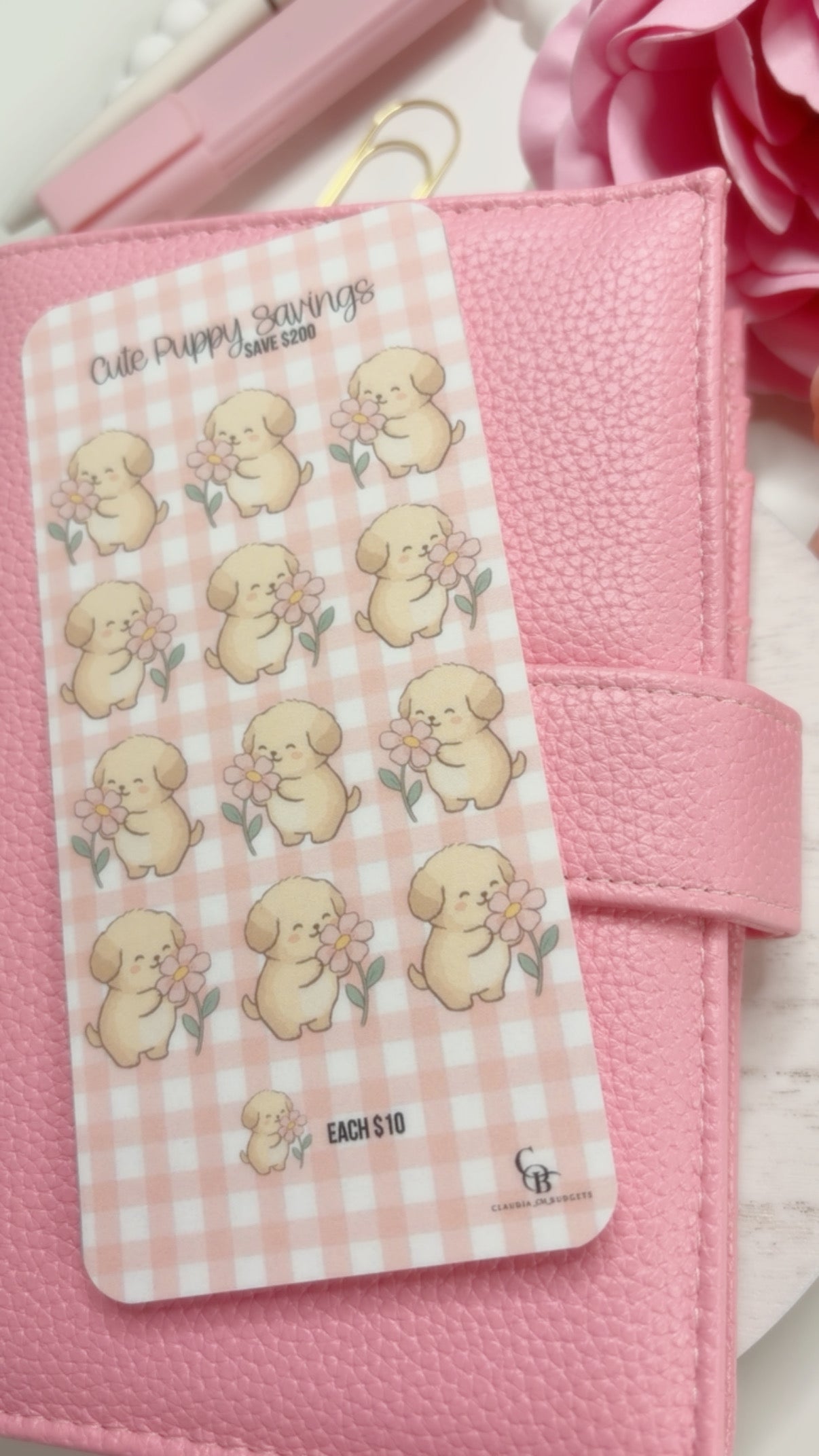 Cute Puppy Savings Challenge