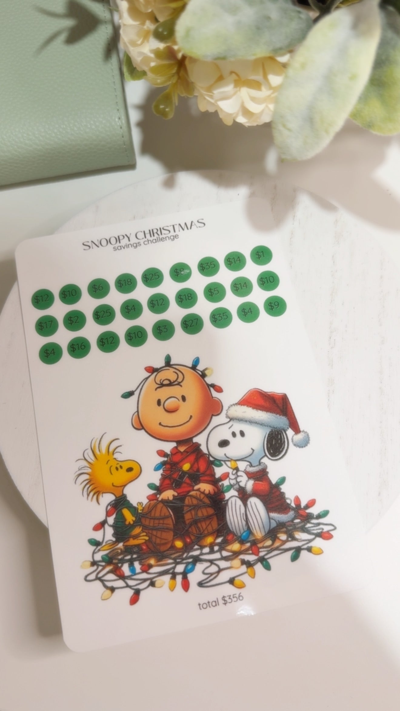 Charlie Brown and Snoopy Savings Challenge