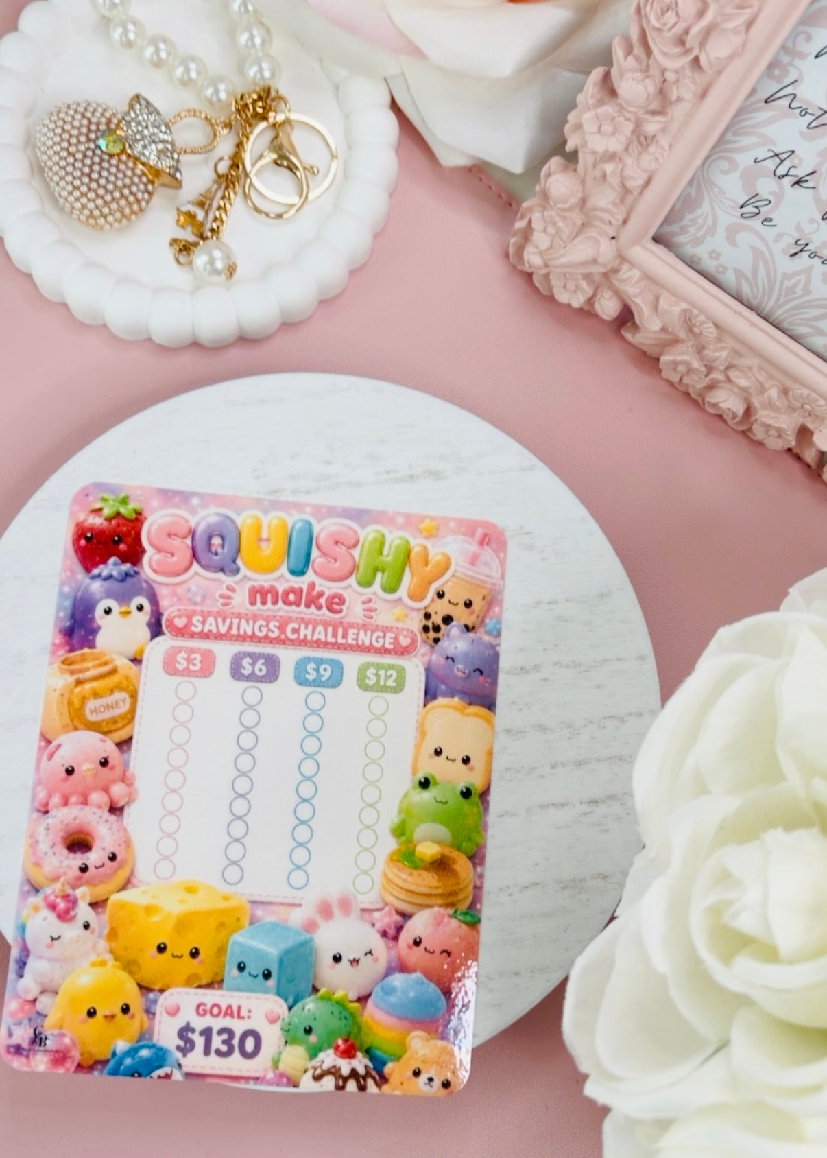 Kawaii A5 Savings Challenges