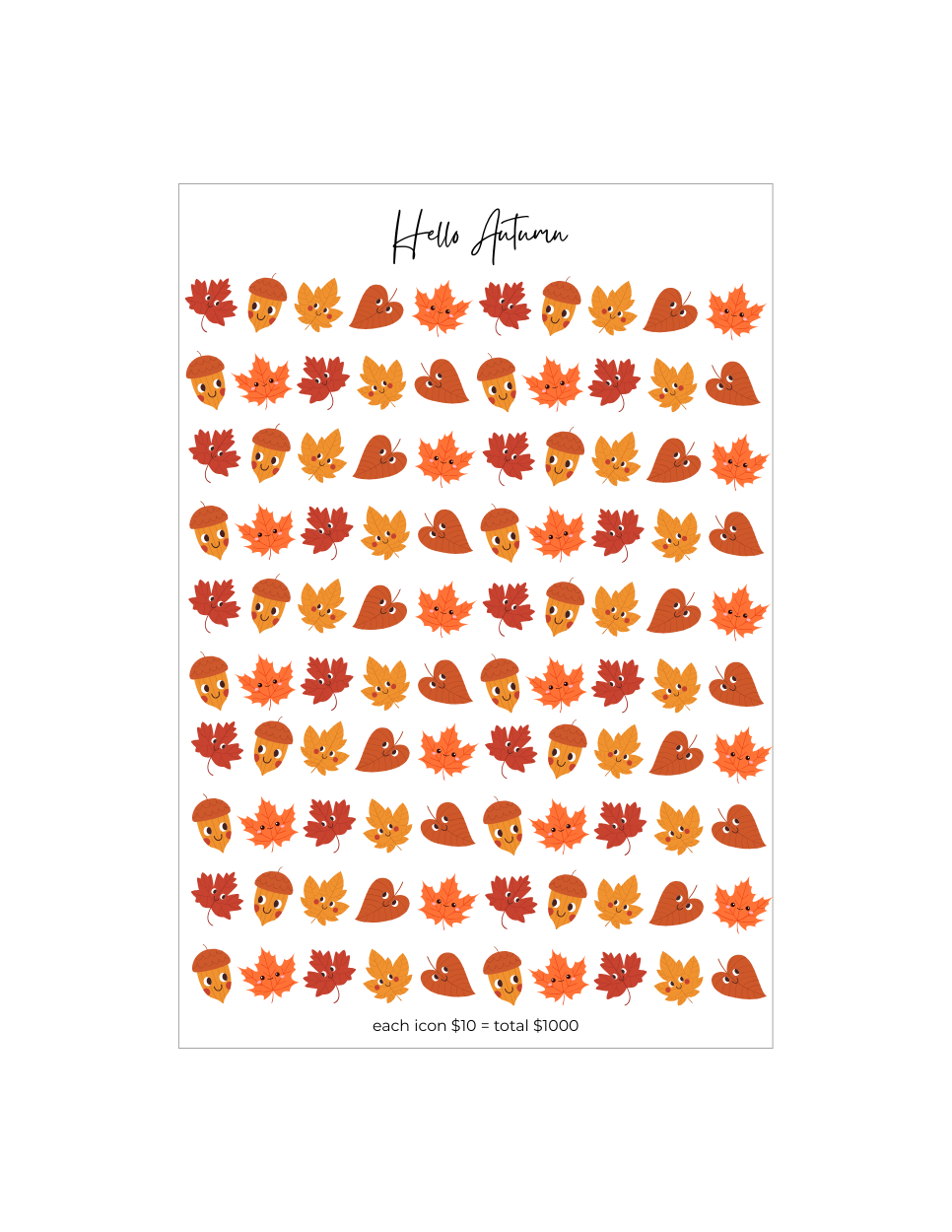 A5 Hello Autumn (DIGITAL FILE)
