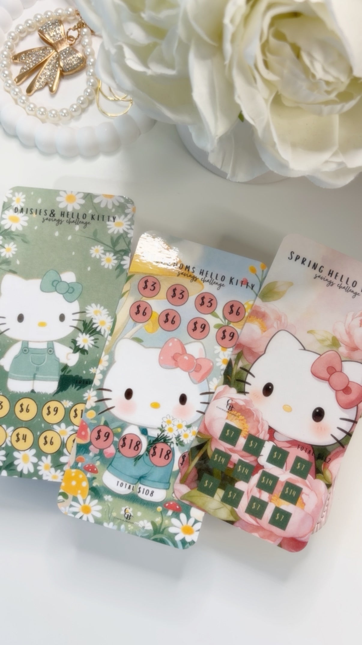 Hello Kitty A6 Slim Savings Challenges