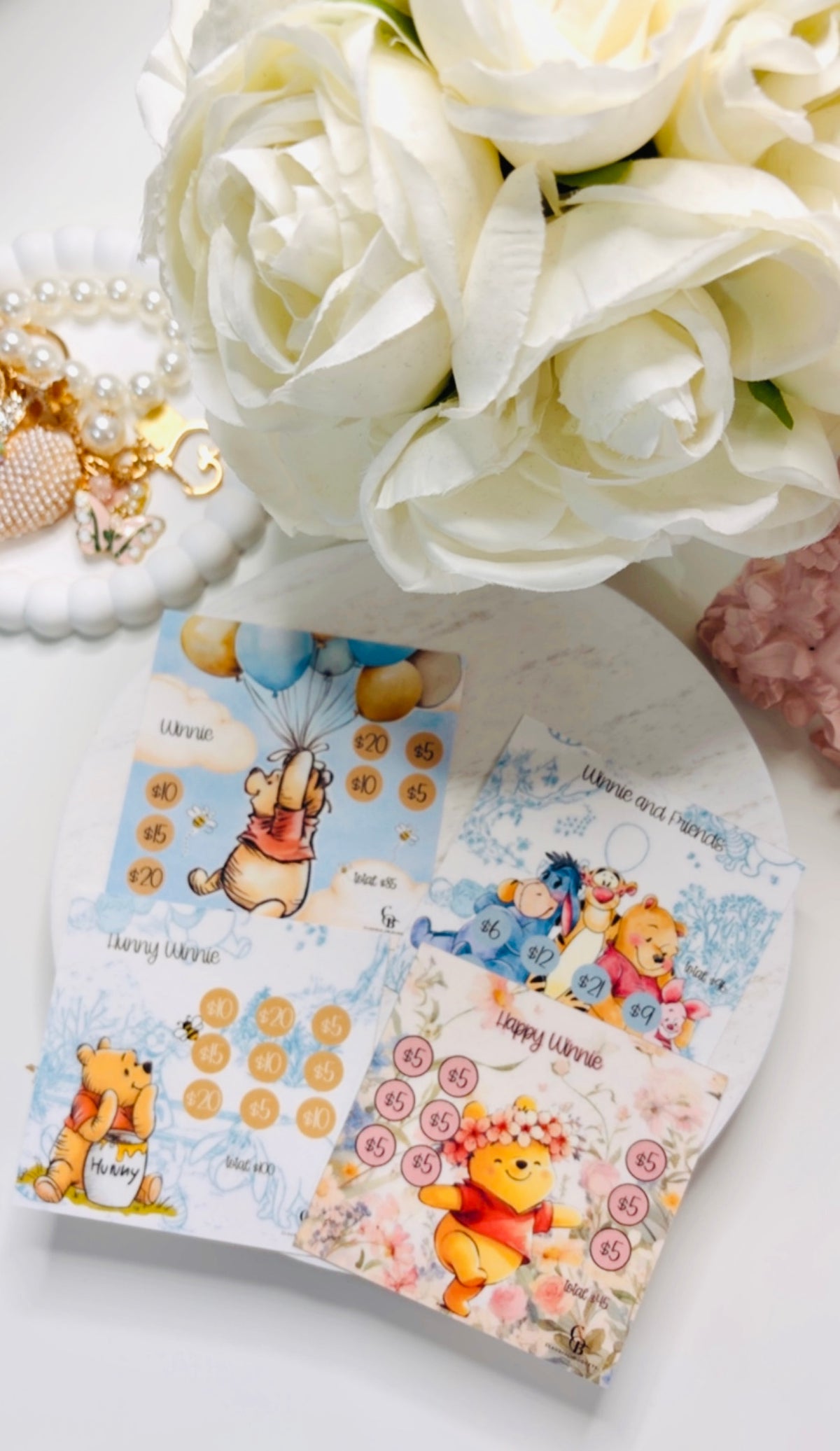 Winnie the Pooh Tiny Savings Challenges