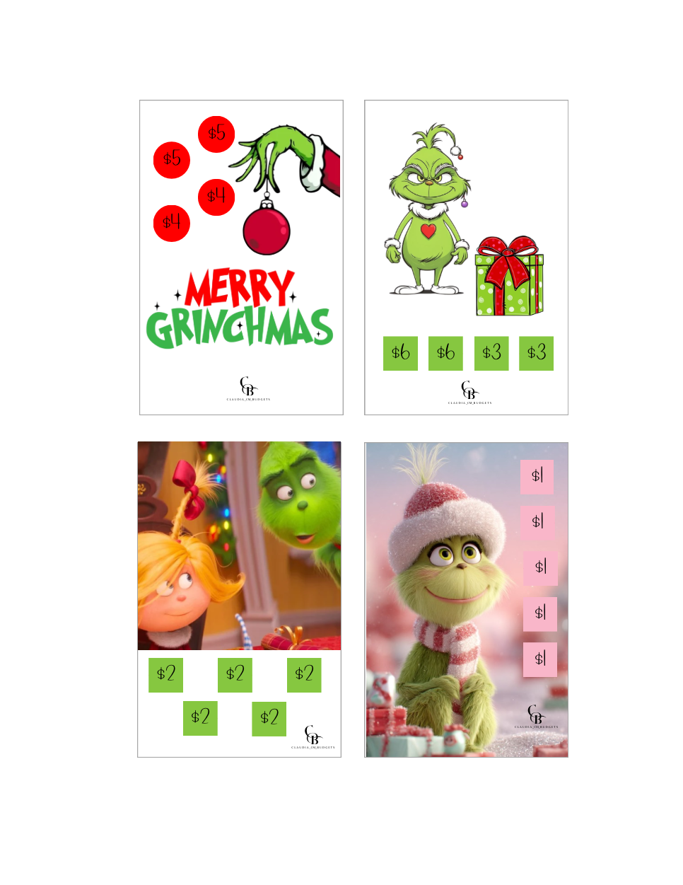 60/100 Grinch Savings Bundle (DIGITAL FILE)