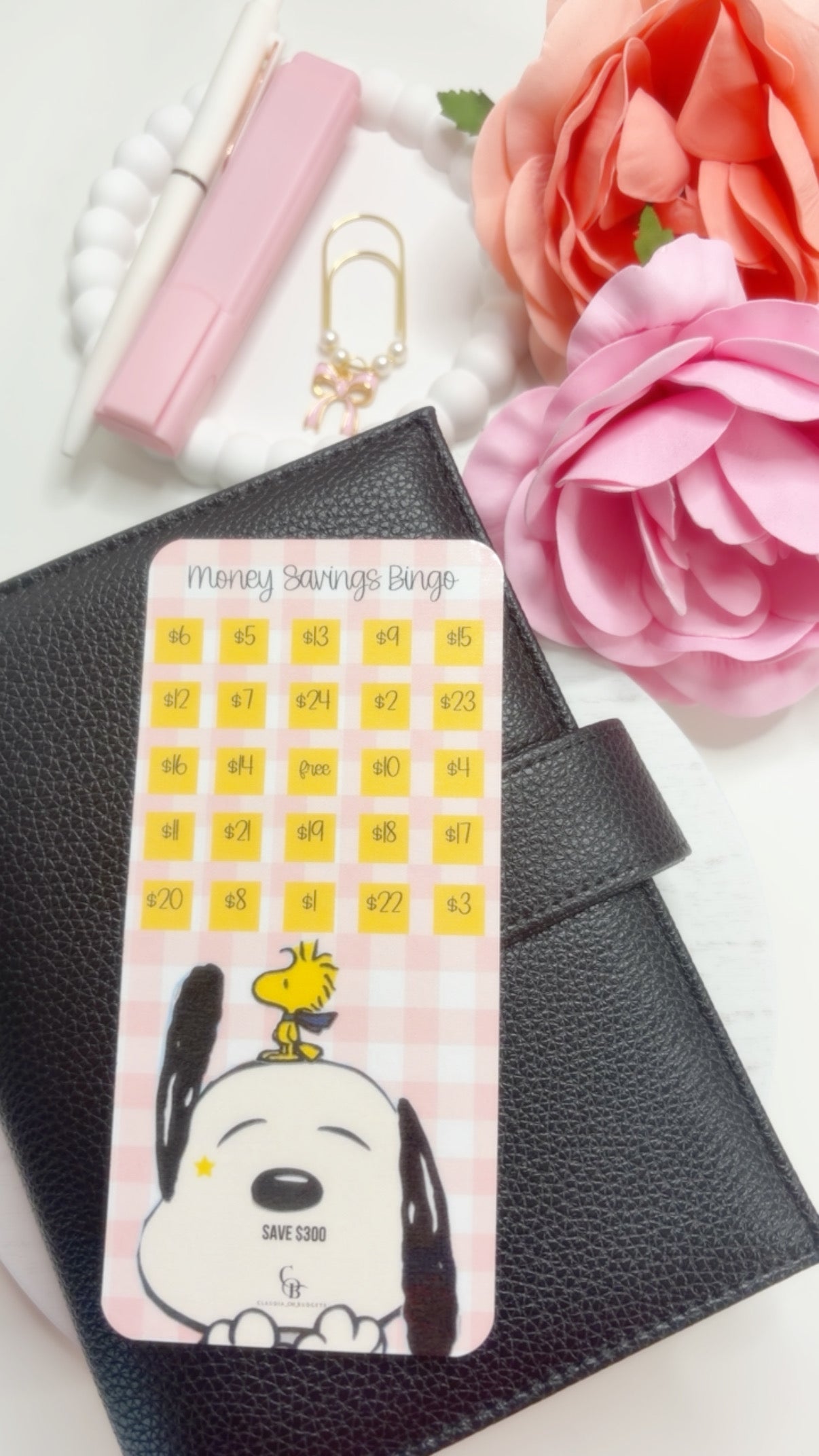 Money Savings Challenge Bingo