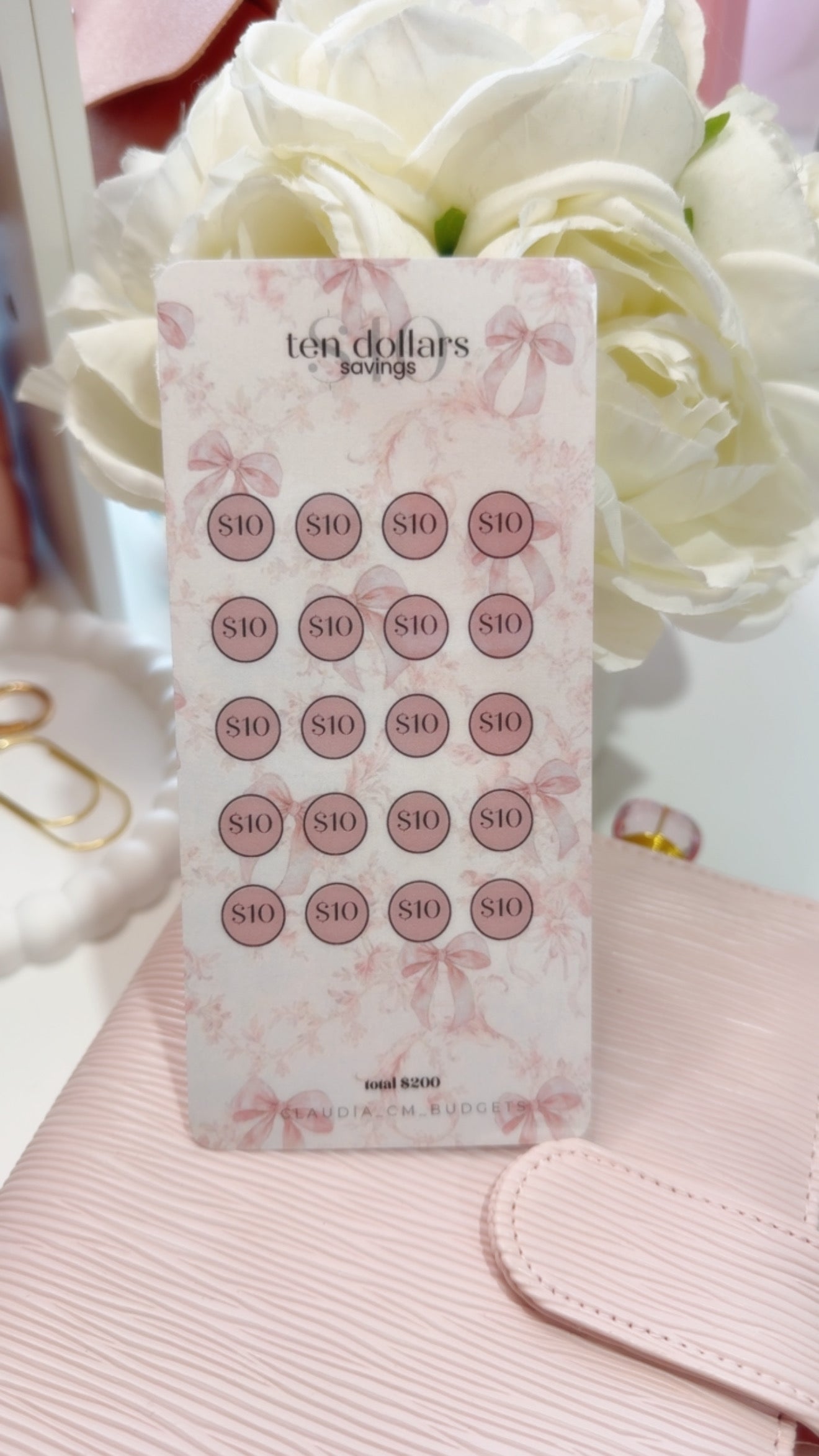 My Savings Challenge Binder