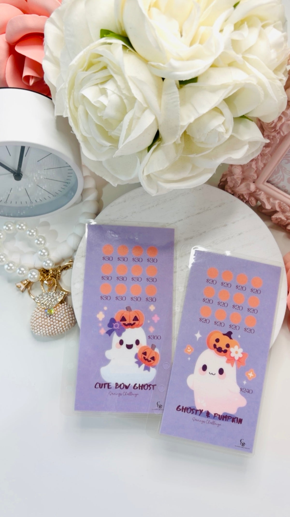 Cute Ghosty Savings Challenge