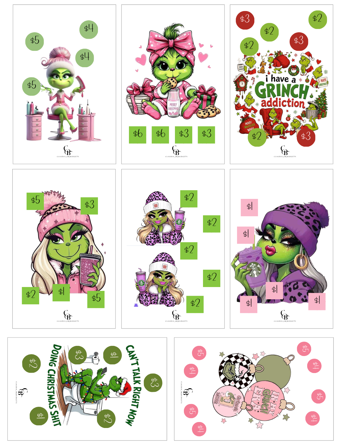 60/100 Grinch Savings Bundle (DIGITAL FILE)
