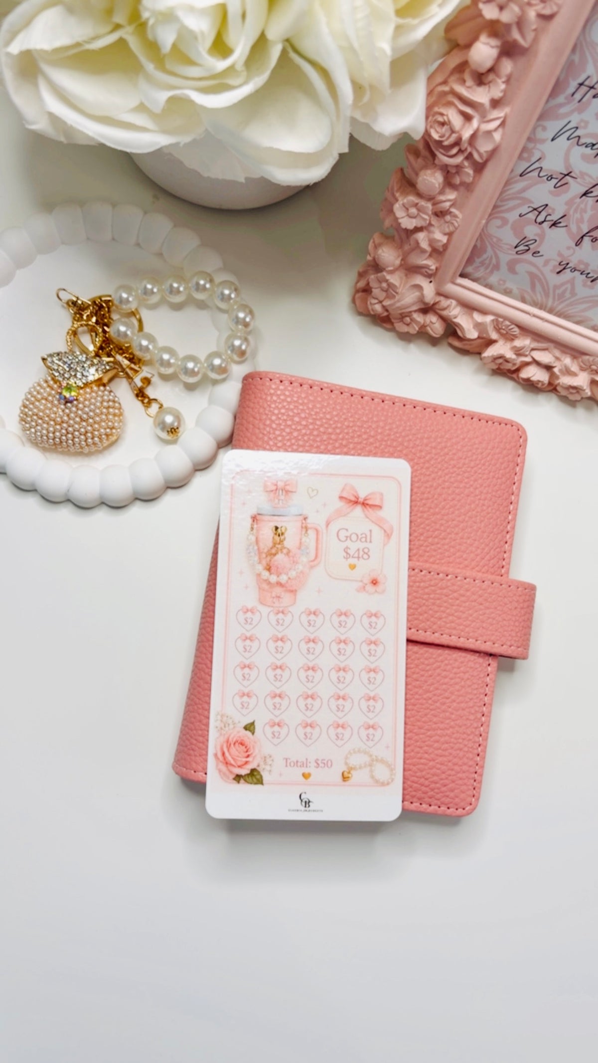 My Girly Pink Mini Savings Challenge