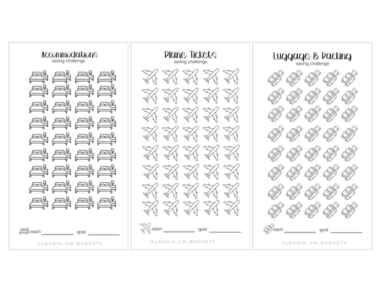 Vacation Savings Challenge Bundle