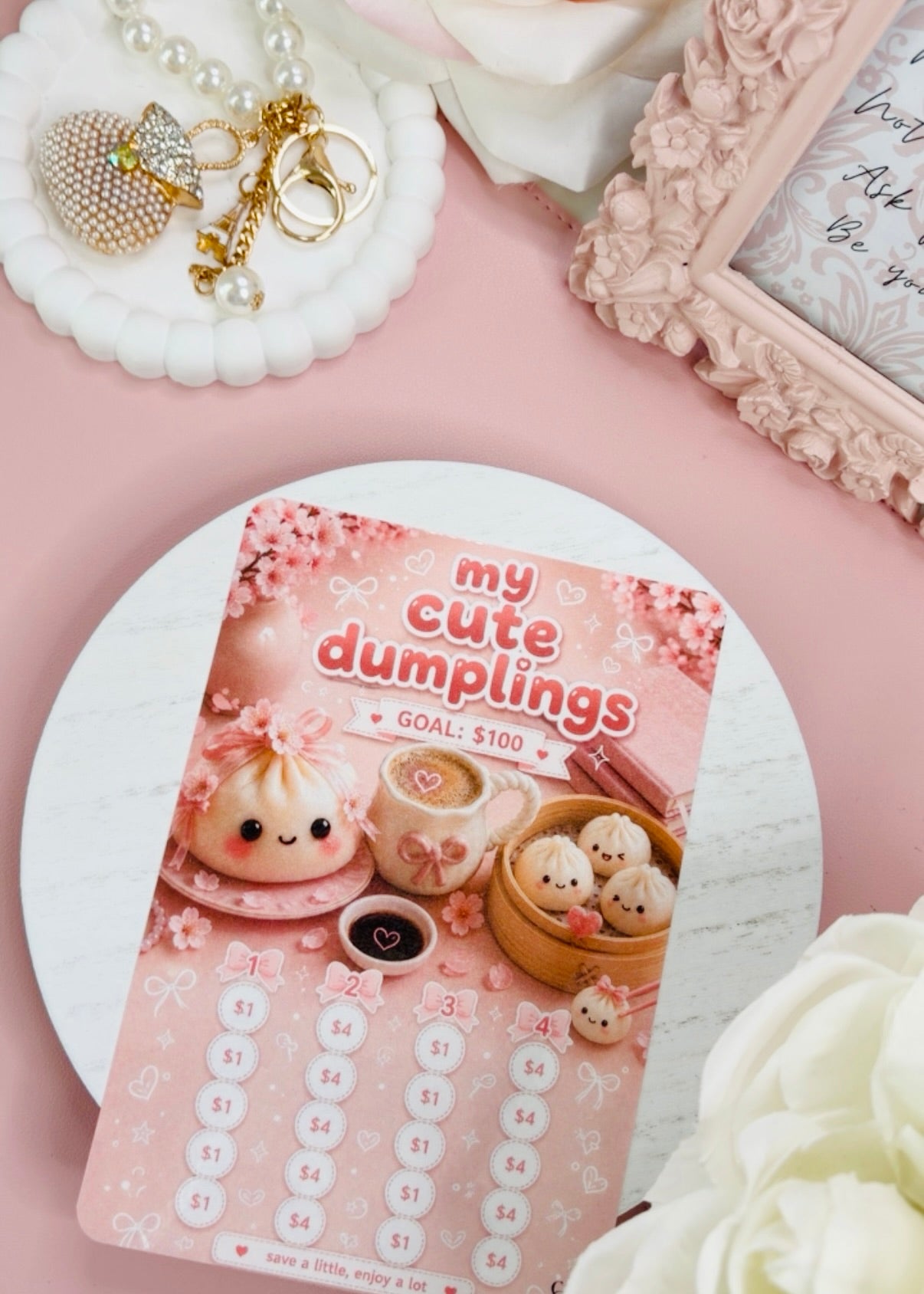 My Cute Dumplings A5 Savings Challenge
