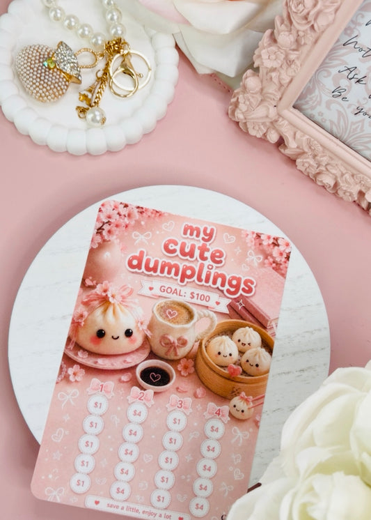 My Cute Dumplings A5 Savings Challenge