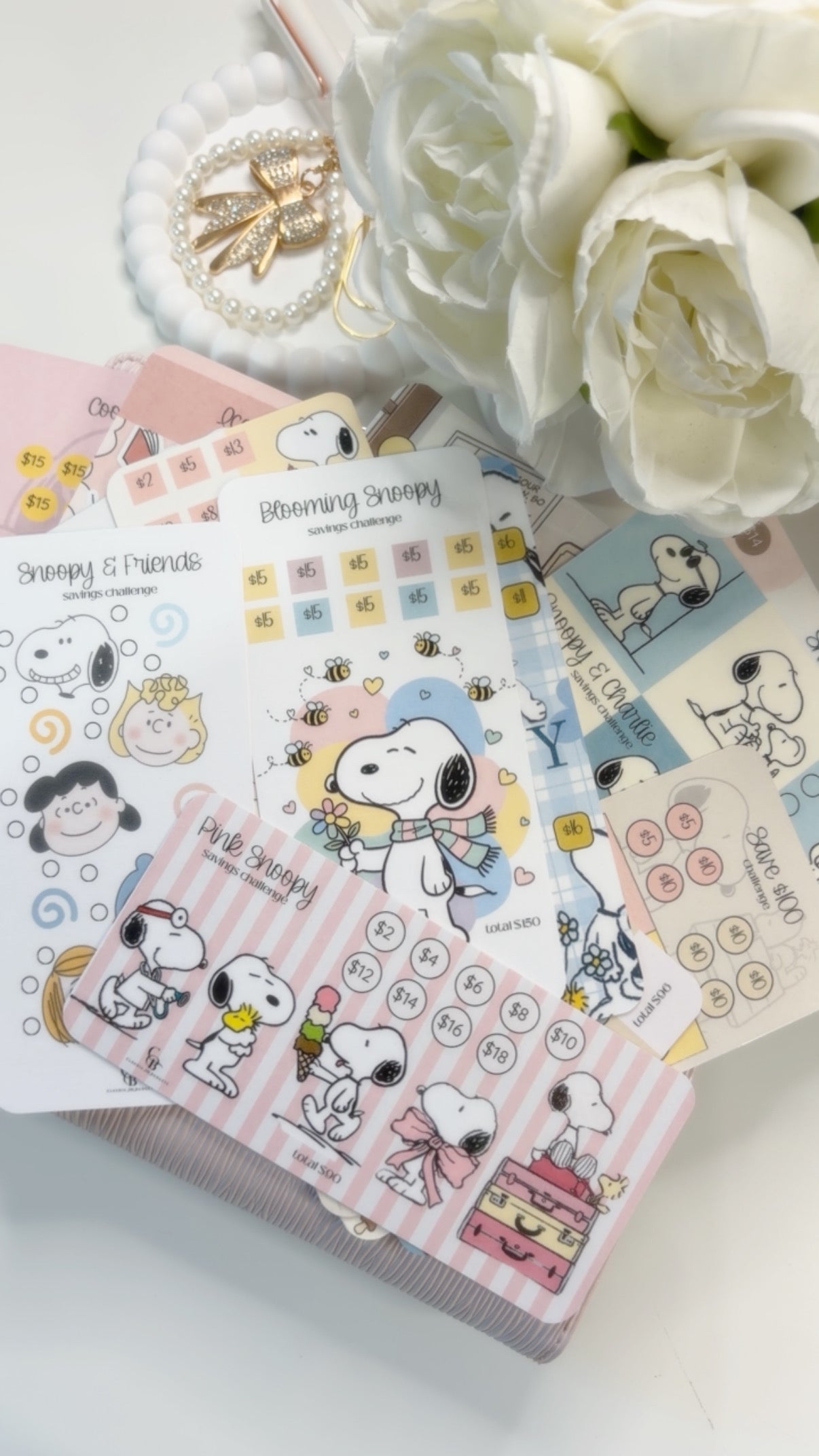 Snoopy A6 & A5 Savings Challenge Bundle