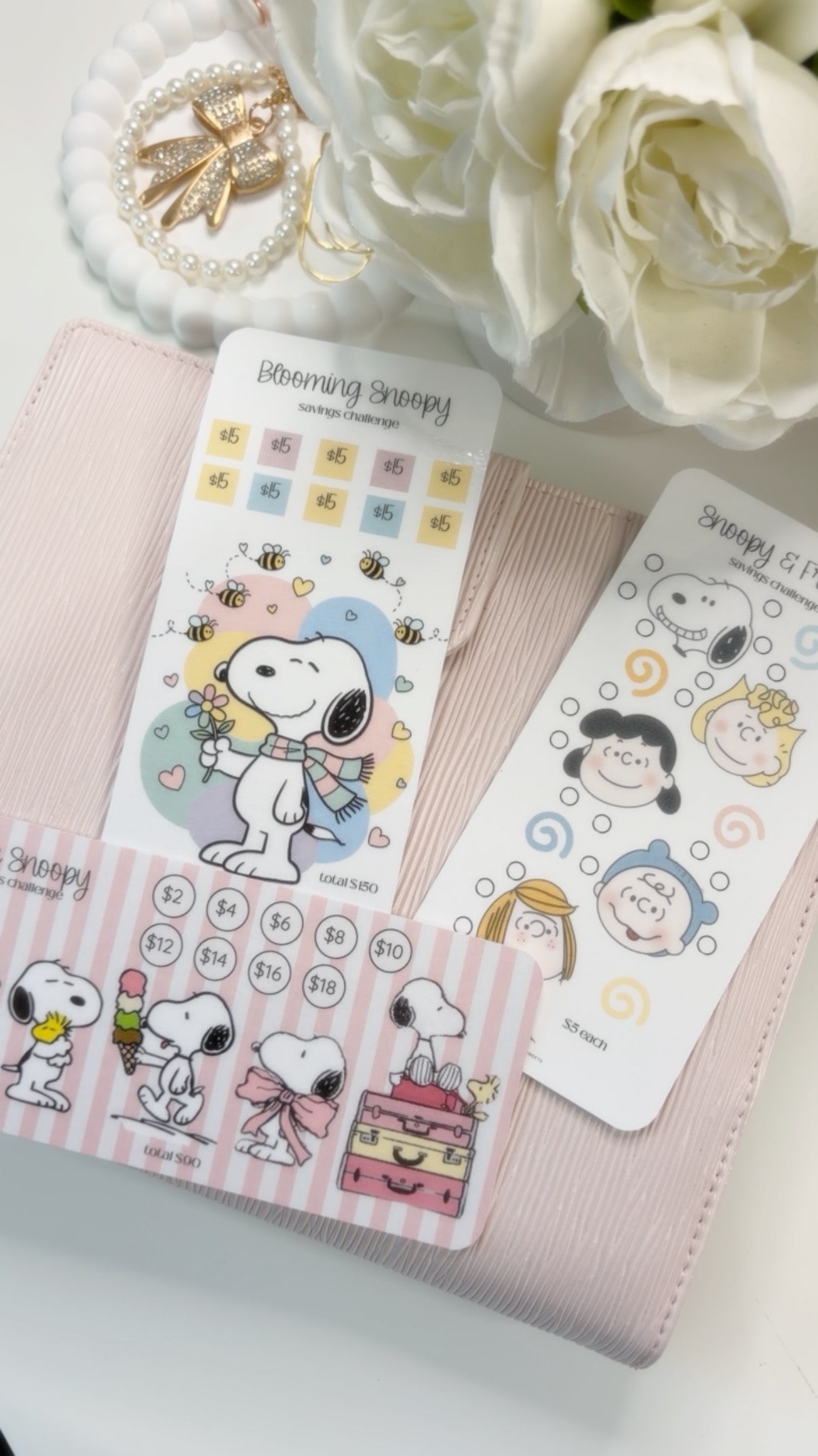 Snoopy A6 & A5 Savings Challenge Bundle