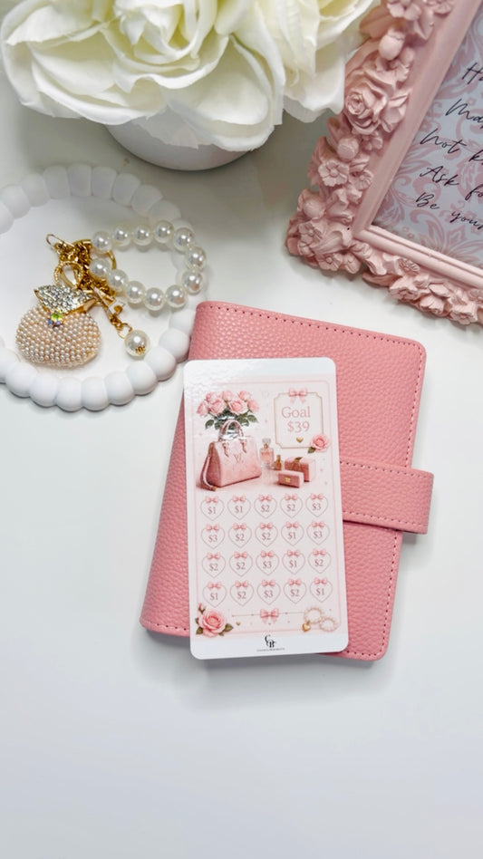 My Girly Pink Mini Savings Challenge