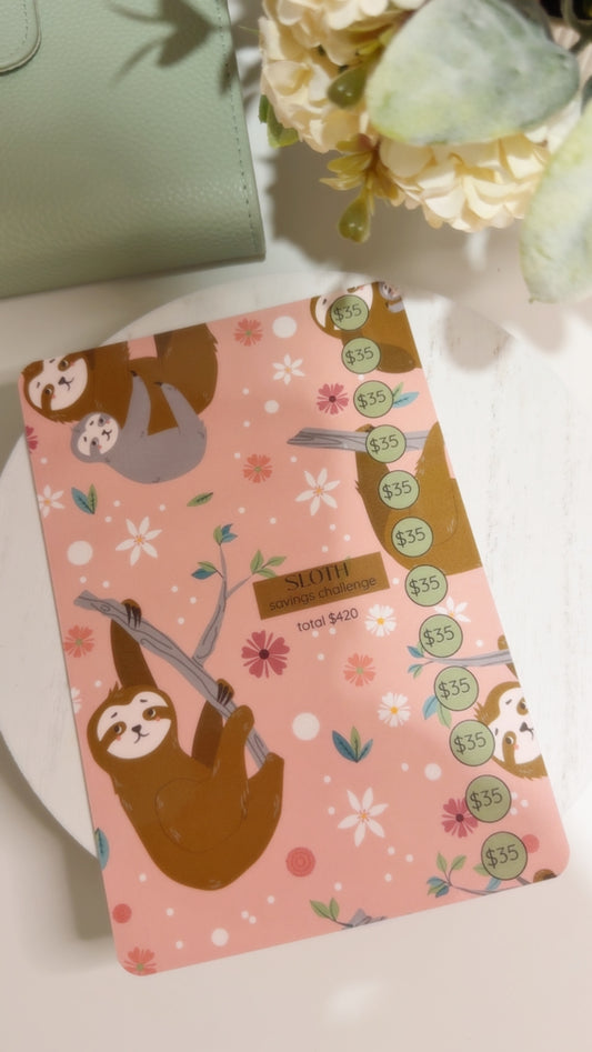 Sloth Savings Challenge