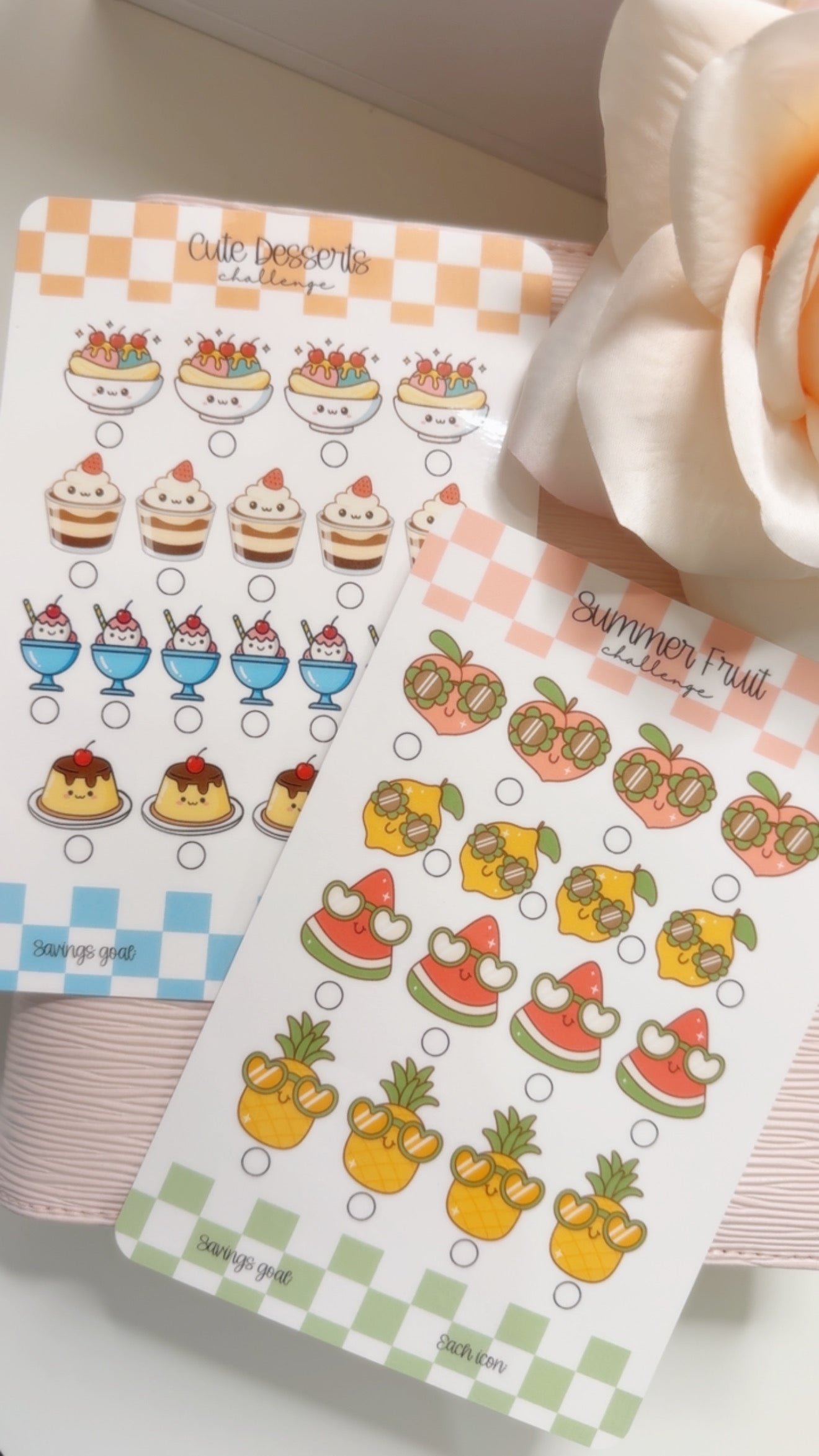 My Cute A5 Savings Challenge Book