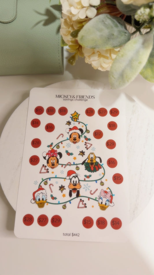 Mickey and Friends Christmas Tree Savings Challenge