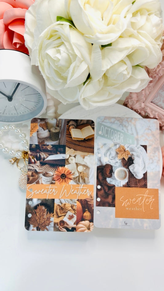 Autumn and Winter Vibes A6 Dashboards