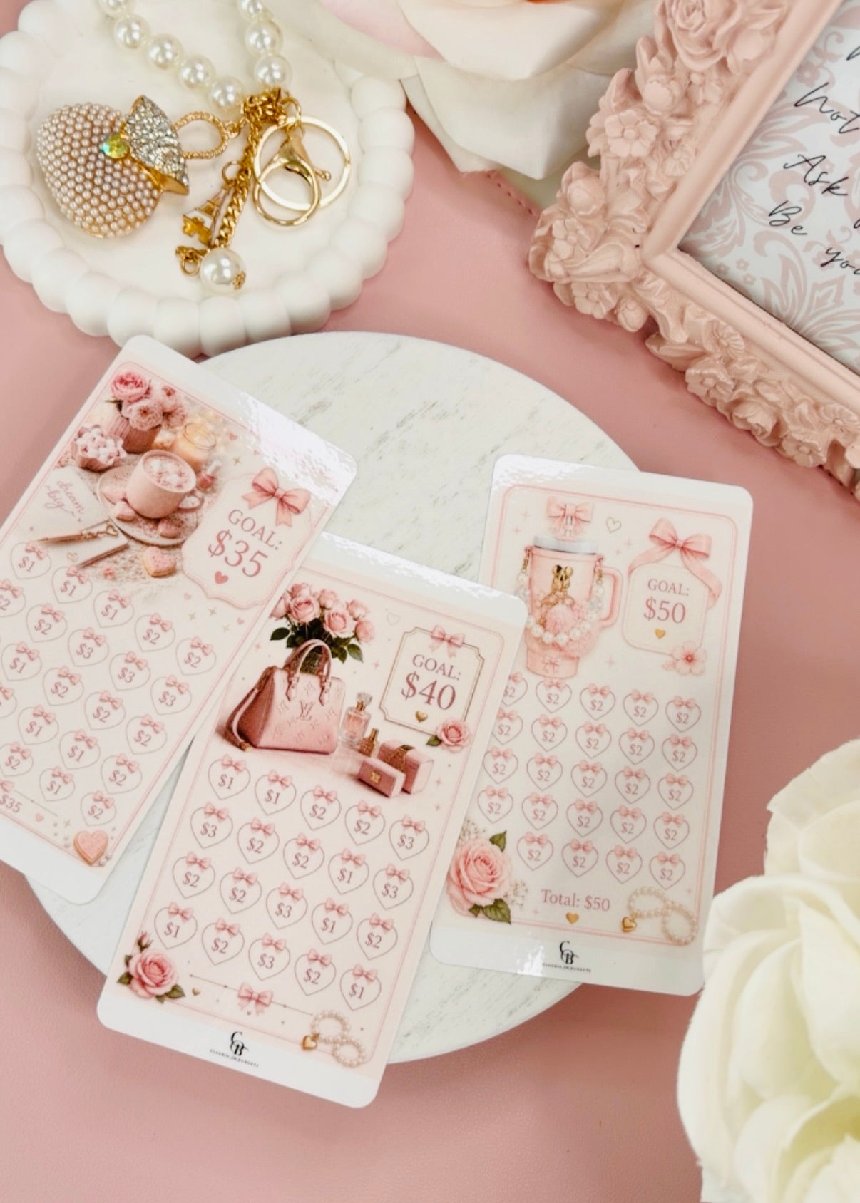 My Girly Pink Mini Savings Challenge