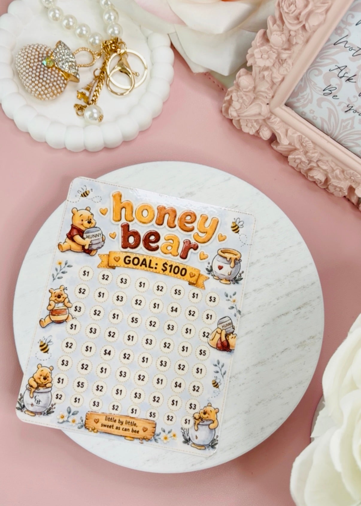 Honey Bear A5 Savings Challenge