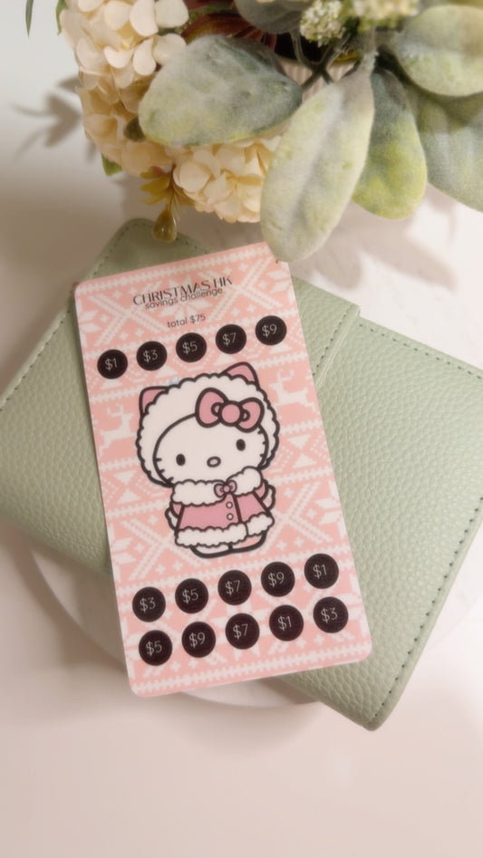 Hello Kitty (pink/white) Savings Challenge
