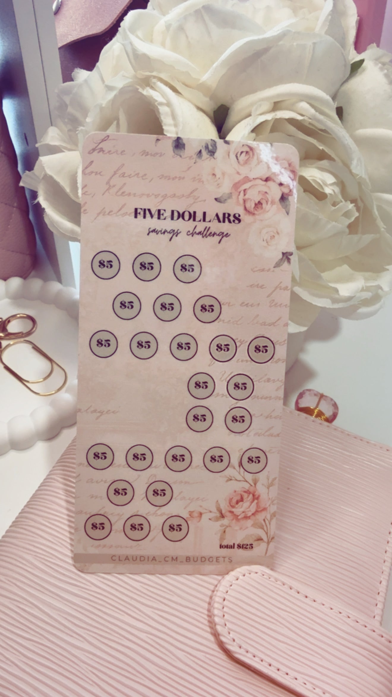 My Savings Challenge Binder