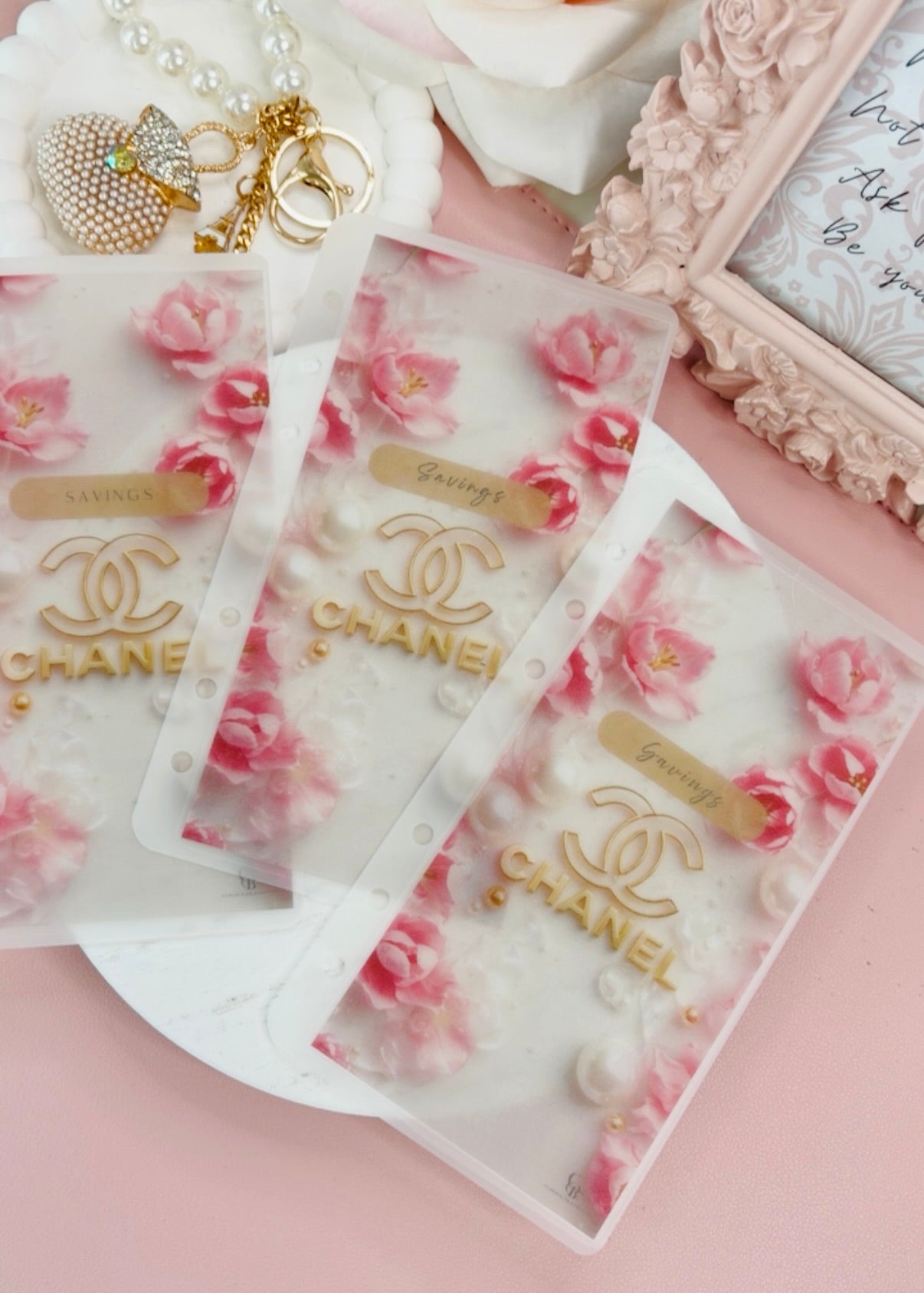 Chanel Pink Handmade Envelopes