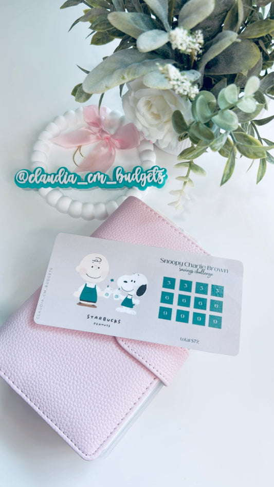 Snoopy Charlie Brown Savings Challenge