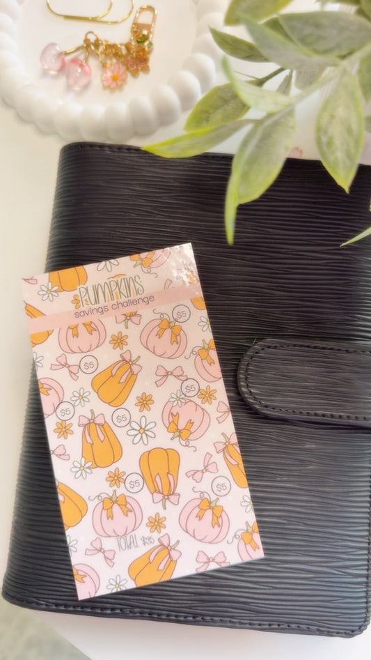Pumpkins Savings Challenge