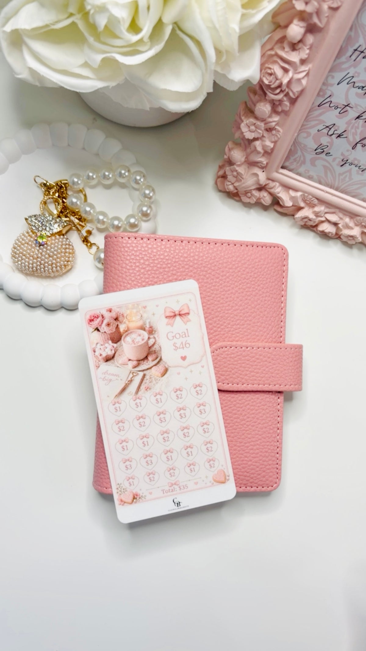 My Girly Pink Mini Savings Challenge