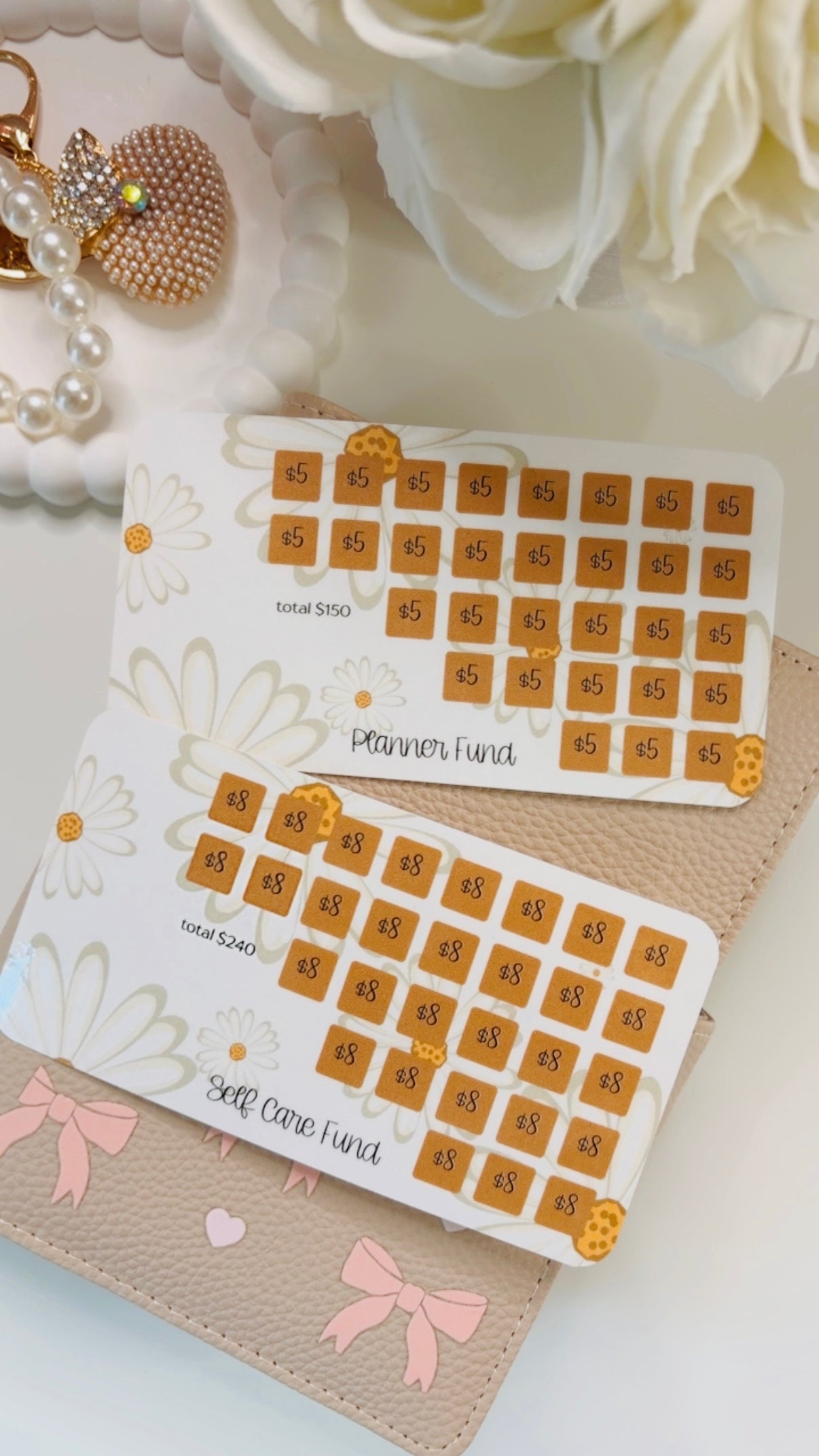 Mini Cute Daisies Savings Challenges