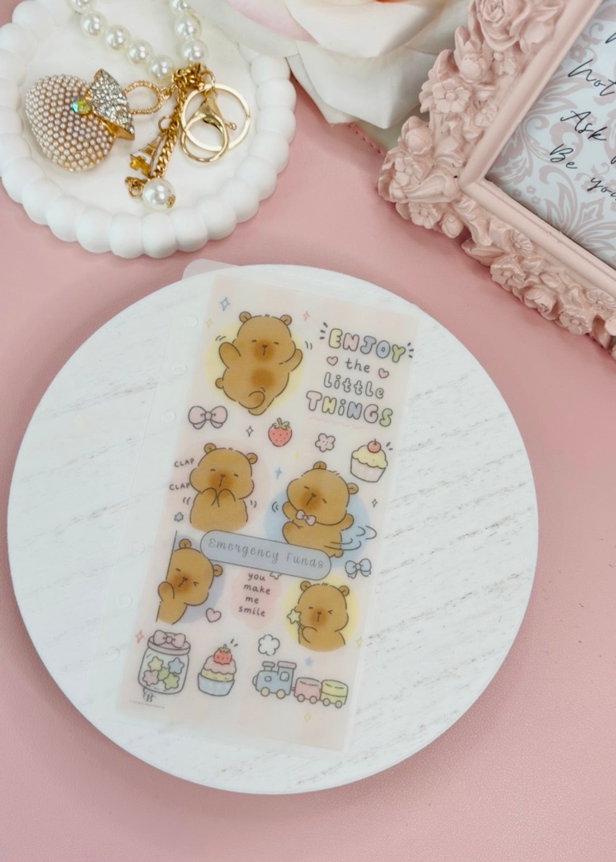 Cute Teddy Bear Handmade Envelopes