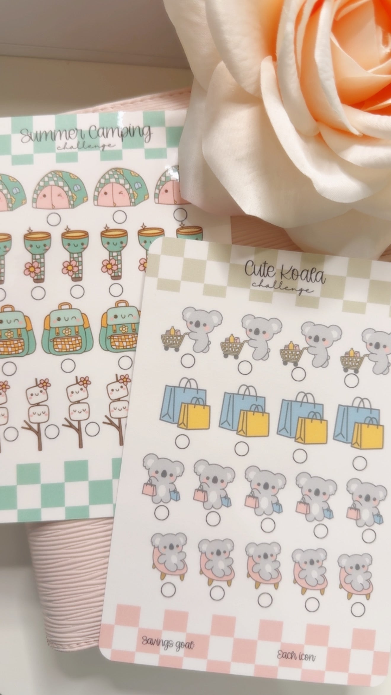 My Cute A5 Savings Challenge Book
