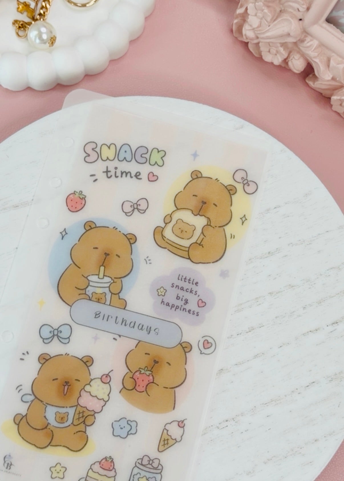 Cute Teddy Bear Handmade Envelopes