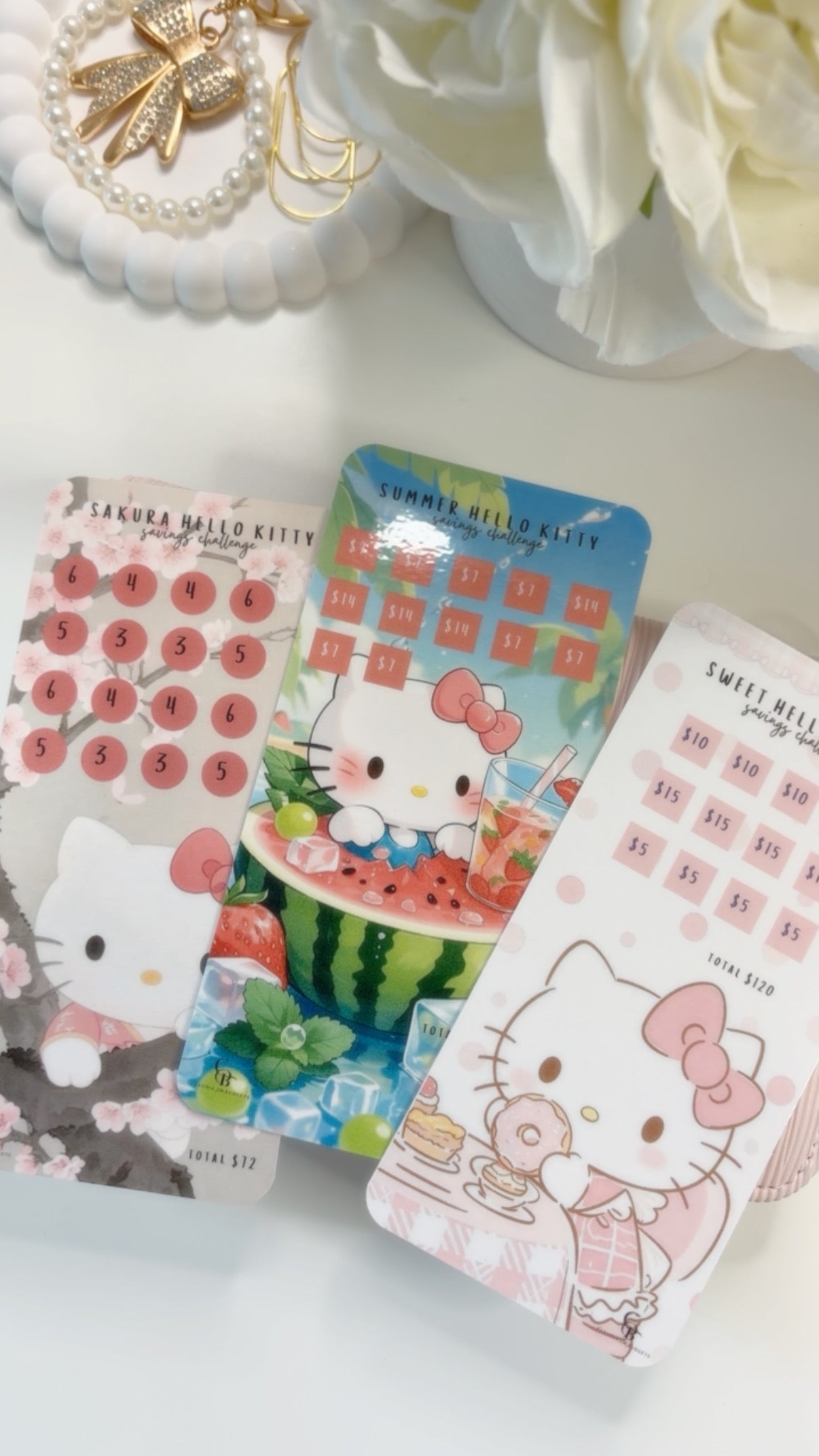 Hello Kitty A6 Slim Savings Challenges