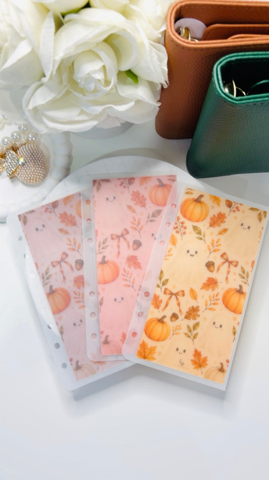 Ghosty and Pumpkins Handmade Envelopes