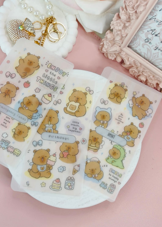 Cute Teddy Bear Handmade Envelopes