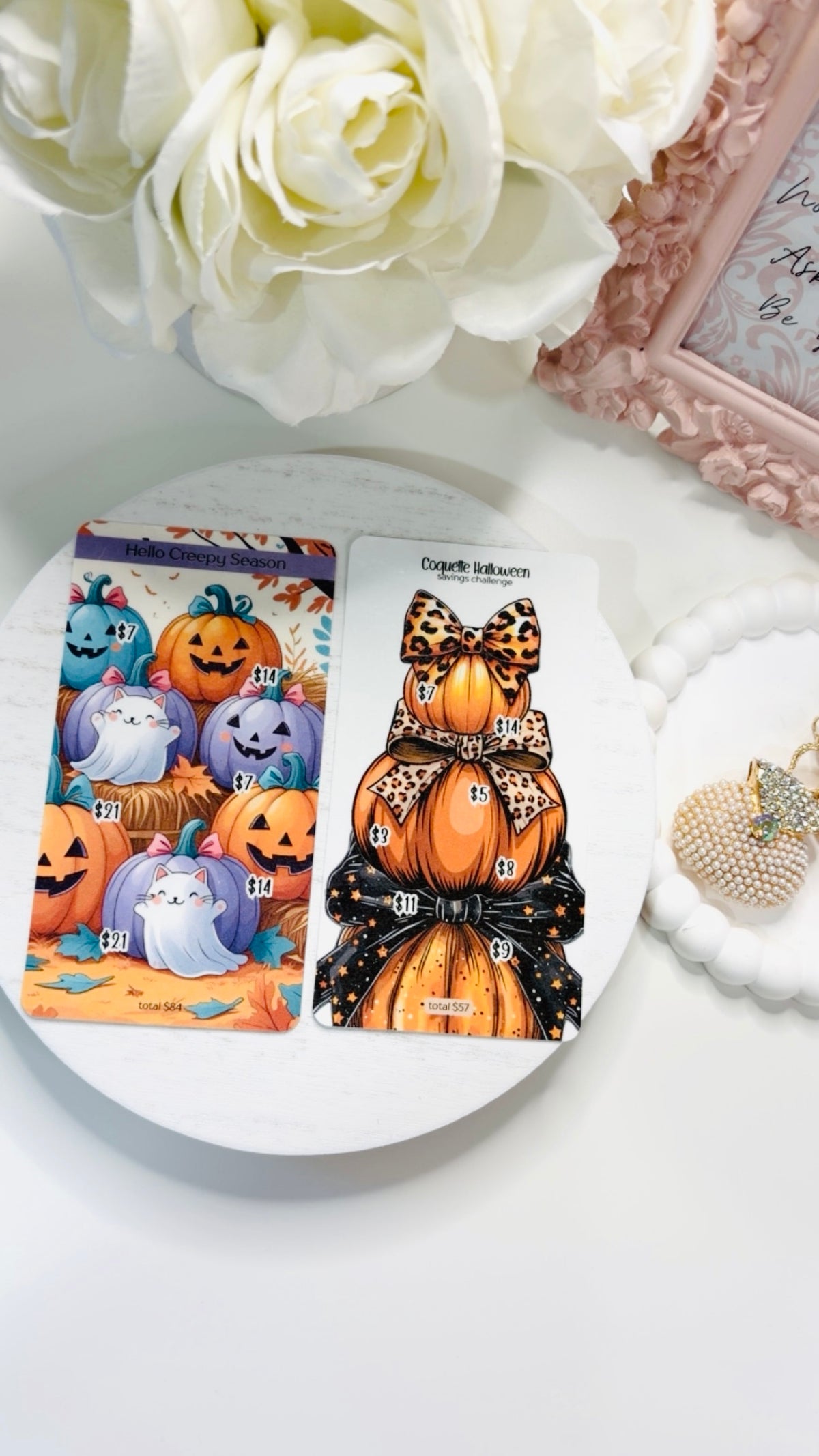 Halloween Cute Mini Savings Challenges
