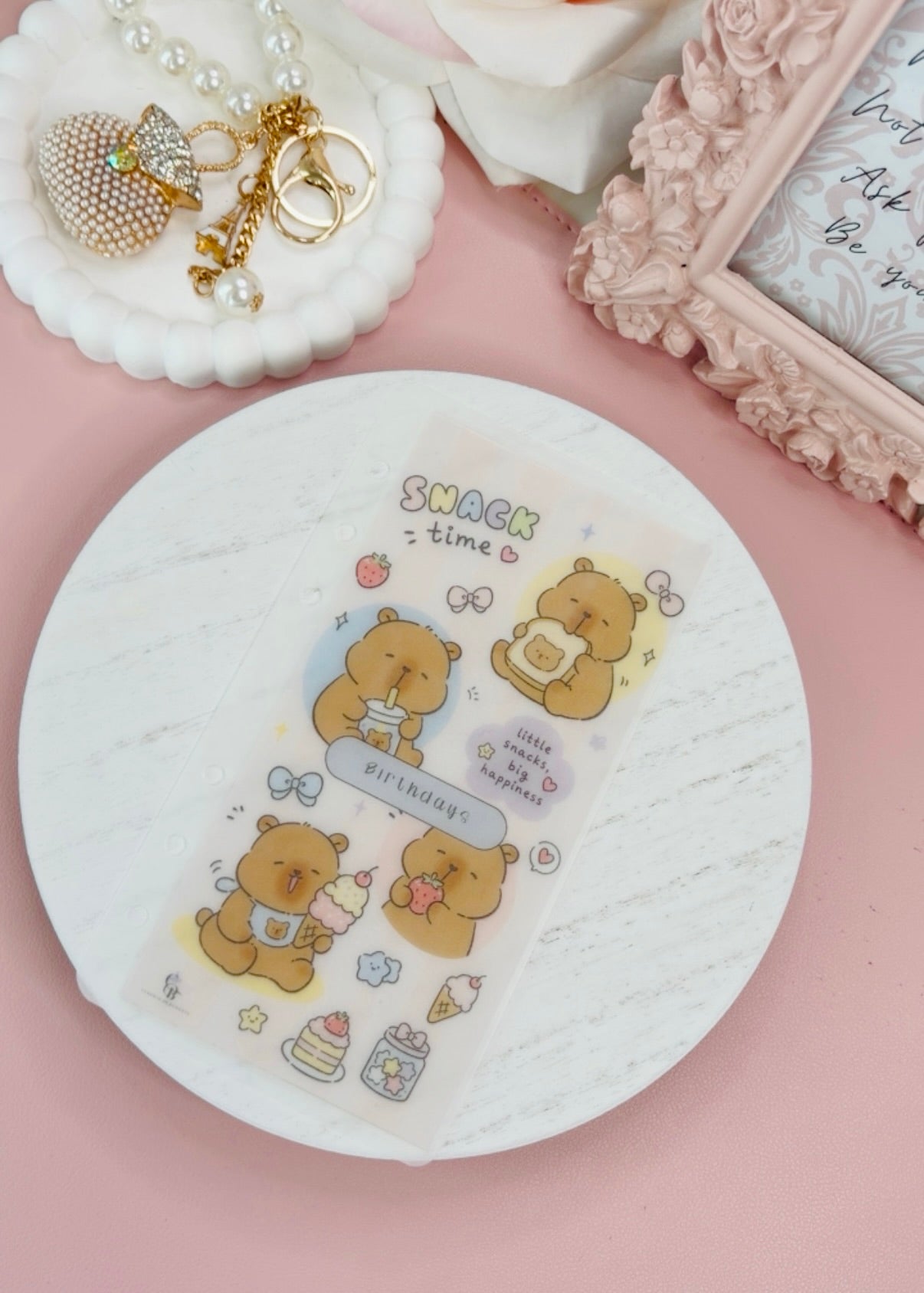 Cute Teddy Bear Handmade Envelopes