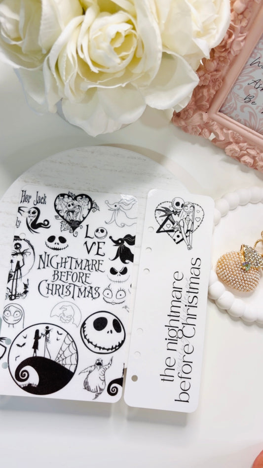 The Night before Christmas Dashboard and Bookmark