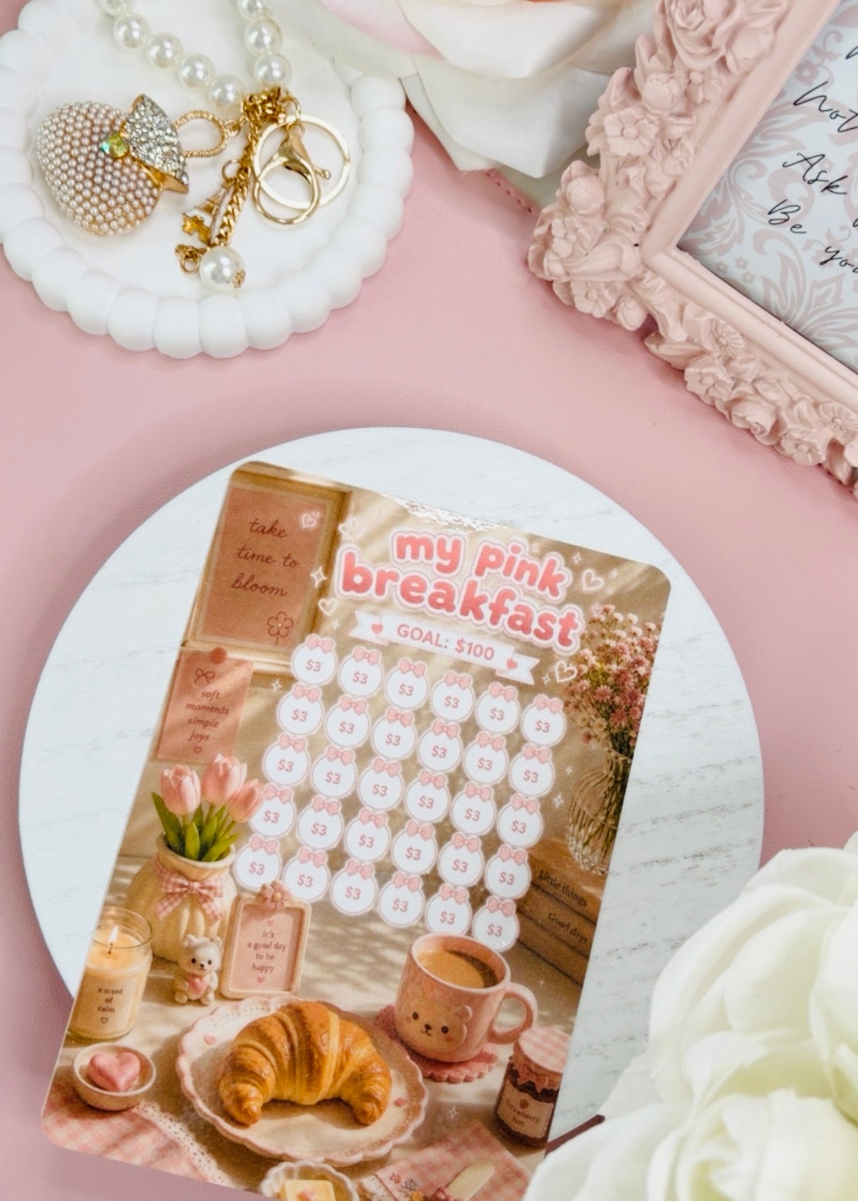 My Pink Breakfast A5 Savings Challenge