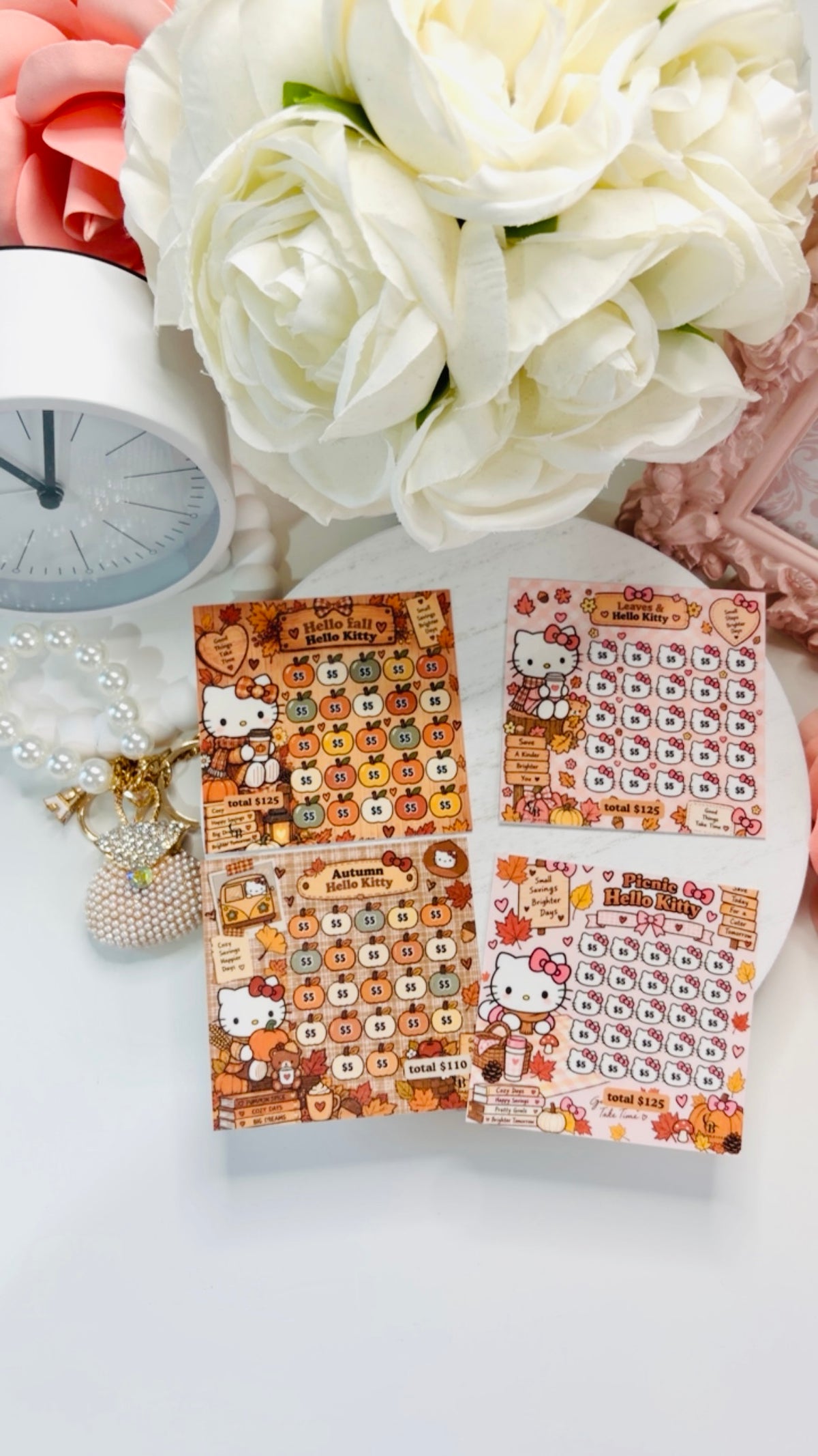 Hello Kitty Tiny Savings Challenges