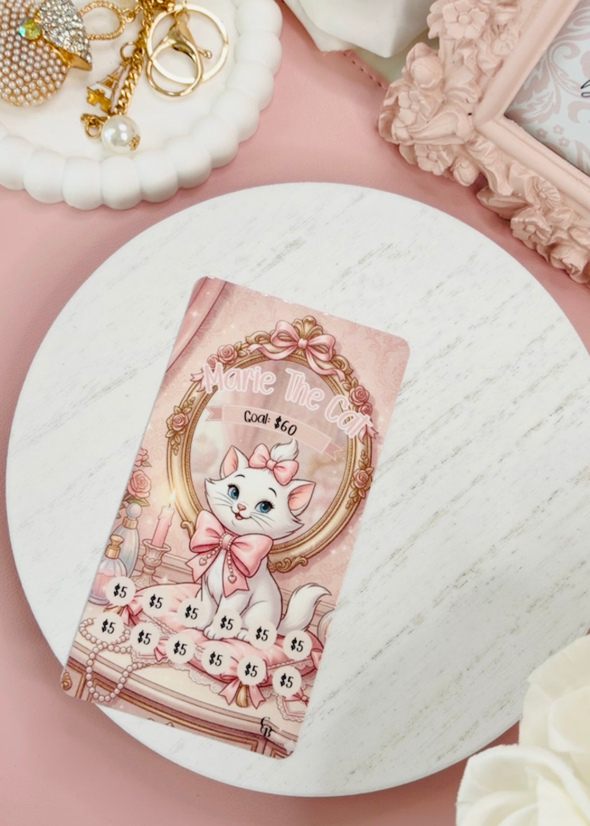 Marie the Cat Mini Savings Challenge