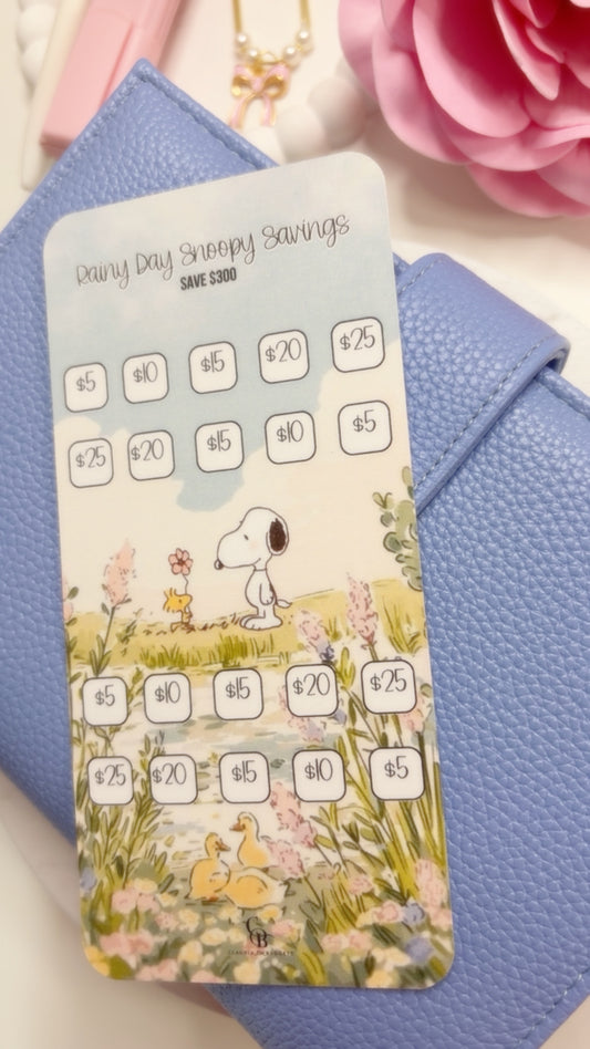 Rainy Day Snoopy Savings Challenge
