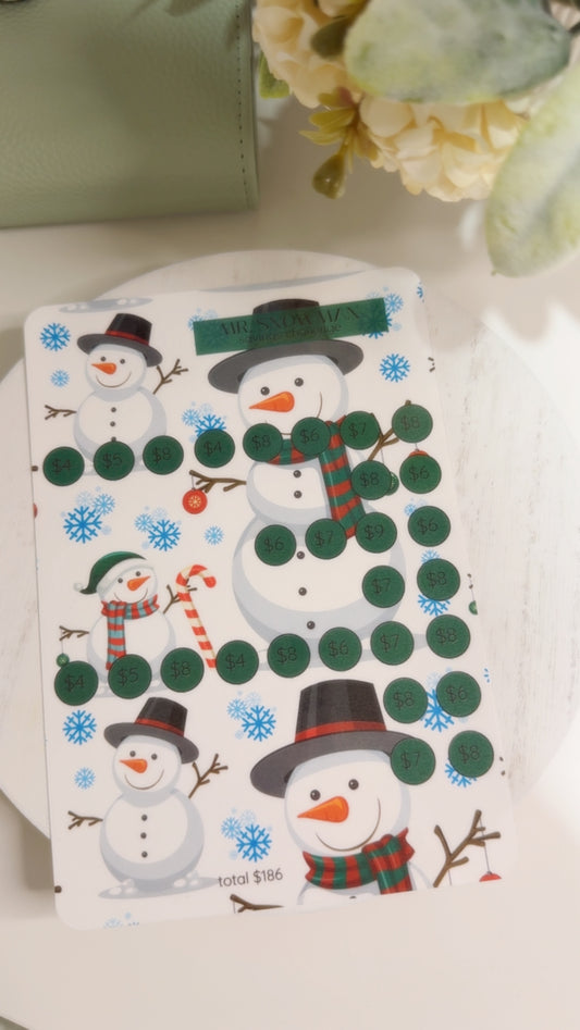 Mr. Snowman Savings Challenge